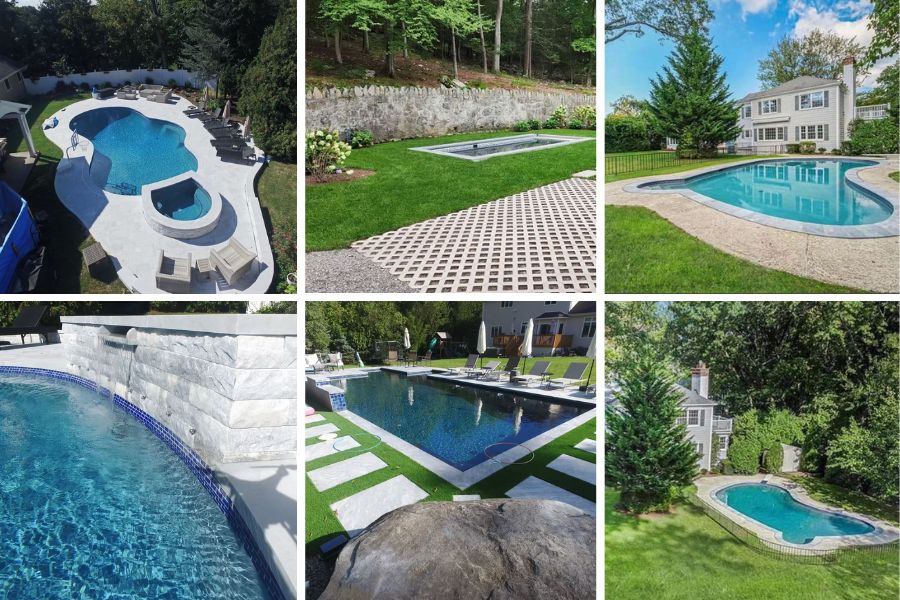 collage of pool jobs