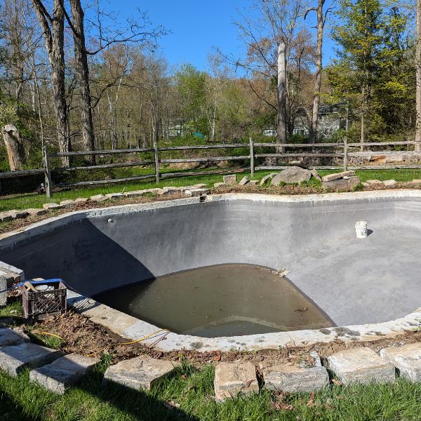 pool being renovated